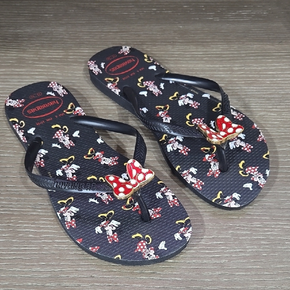 Havaianas Disney Black Flip Flops